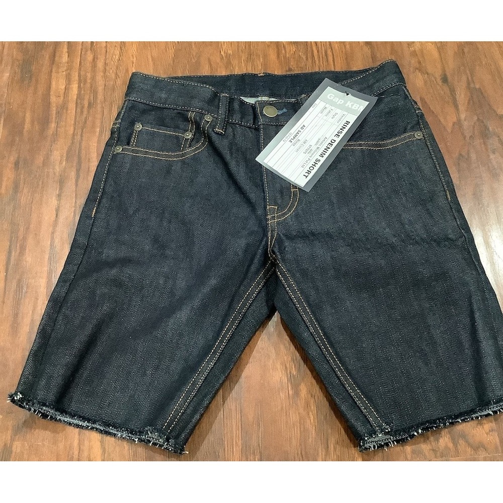 Gap Womens Cutoff‎ Jean Shorts Dark Blue Sample Jeans  NWOT